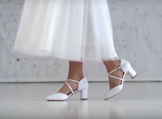 Women’s White Lace Pointed-Toe Bridal Heels